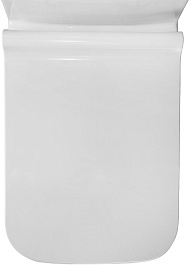 Azario Унитаз-моноблок Zeno AZ-1169 безободковый с бачком с сиденьем микролифт белый – фотография-9