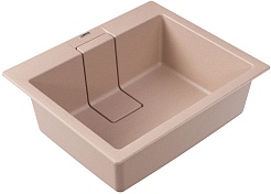 Florentina Мойка кухонная Ривьера 600 песочная – фотография-2