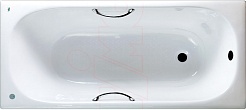 Timo Чугунная ванна Standard 3V 170x75x46 с ручками – фотография-1