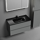 Sancos Тумба с раковиной Folk 90 ergraut soft раковина Element 91 CN7002MB – фотография-9