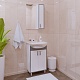 Corozo Мебель для ванной Спектр 50, серая – фотография-9