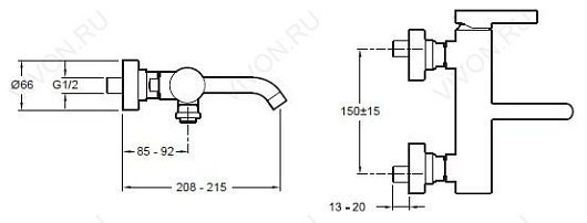 Jacob Delafon Смеситель Stillness E12778-4-CP – фотография-2