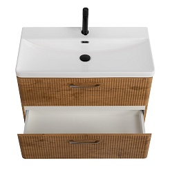 BelBagno Тумба под раковину Due 80 подвесная Rovere Nature – фотография-7