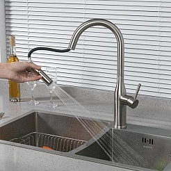 Gappo Смеситель для кухни G4398-45 сатин – фотография-2