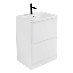 BelBagno Мебель для ванной Albano 70 напольная Bianco Lucido – фотография-3