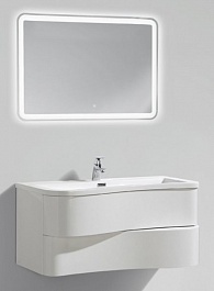 BelBagno Тумба с раковиной FORMICA 90 Bianco Lucido – фотография-2