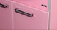 Misty Тумба с раковиной Джулия QVATRO 60 прямая розовая – фотография-13
