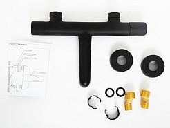 BelBagno Смеситель для ванны и душа Uno UNO-VASM-NERO чёрный – фотография-3