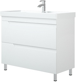 Corozo Мебель для ванной Юта 100 белая – фотография-7