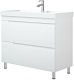 Corozo Мебель для ванной Юта 100 белая – картинка-23