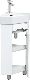 Onika Тумба под раковину Айленд 35 угловая белая – фотография-4