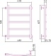 Стилье Полотенцесушитель Версия-Б2 500х400 – фотография-4