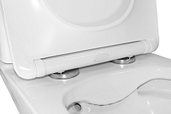 Azario Унитаз-компакт Kashmir AZ-9143S безободковый с бачком с сиденьем микролифт белый – фотография-15