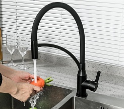 Frap Смеситель для кухни F4552-6 с гибким изливом – фотография-4