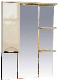 Misty Зеркальный шкаф Жасмин 75 L бежевый, эмаль – фотография-1