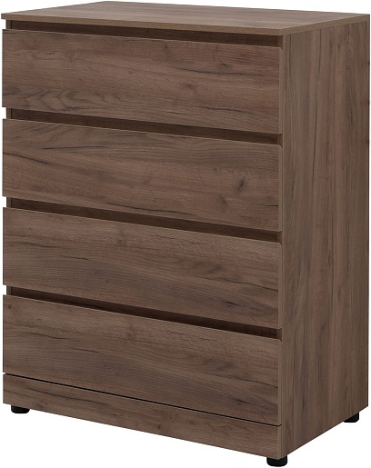 Aquanet Комод Сканди 80 4 ящика дуб крафт – фотография-4