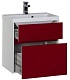 Aquanet Мебель для ванной "Латина 60" бордо 2 ящика (181079) – картинка-9