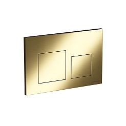Ceramicanova Кнопка смыва Balance Square CN12-002BG брашированное золото – фотография-2