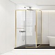 Vincea Душевой уголок Slim Soft 120x90 VSR-1SS9012CLG профиль брашированное золото стекло прозрачное – картинка-9