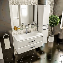 СанТа Мебель для ванной Виктория 100 М подвесная – фотография-2
