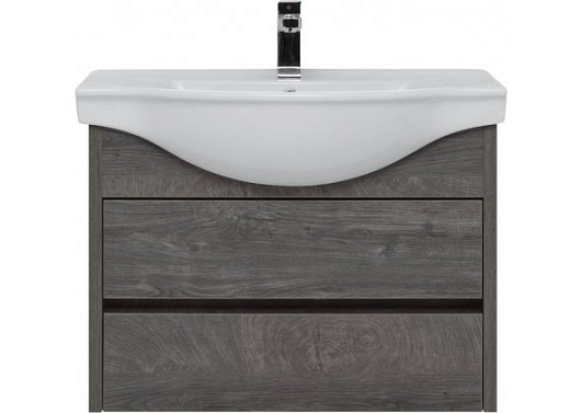 Aquanet Комплект мебели Сидней 80 дуб рошелье – картинка-9