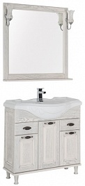 Aquanet Мебель для ванной Тесса 85 жасмин/серебро – фотография-1