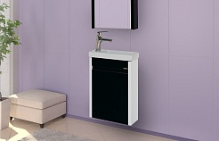 Misty Тумба для умывальника Мини 40 черная – фотография-2