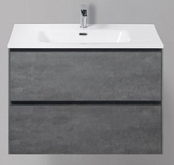 BelBagno Тумба с раковиной PIETRA 800 Stucco Cemento – фотография-1