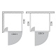 Roltechnik Душевая стенка "CDB 900" transparent – картинка-15