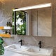 Dreja Мебель для ванной W 125 с зеркальным шкафом подвесная белая – фотография-34