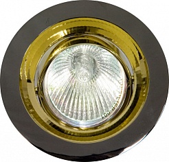 Feron Встраиваемый светильник 2009DL черный металлик-золото – фотография-1