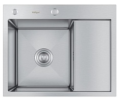Hoffger Мойка для кухни 5848L Satin левая чаша
