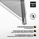 Teymi Шторка на ванну Anni 100x140 профиль хром стекло прозрачное – картинка-23