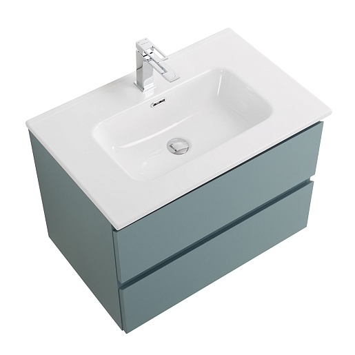 BelBagno Тумба под раковину Kraft 70 подвесная Голубой Матовый – картинка-5