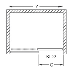 Roltechnik Душевая дверь KID2/1300 раздвижная – фотография-2