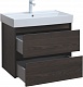 Aquanet Мебель для ванной Nova Lite 75 подвесная дуб черный – фотография-24