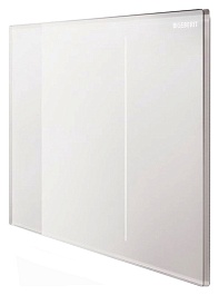 Geberit Кнопка смыва Sigma 70 115.625.SI.1 белое стекло – фотография-2