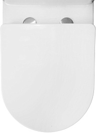 Azario Унитаз-компакт Anteo Round AZ-1219A безободковый с бачком с сиденьем микролифт белый – фотография-11