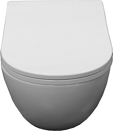 Azario Унитаз подвесной Etera AZ-118E-UQ3 безободковый белый – фотография-4