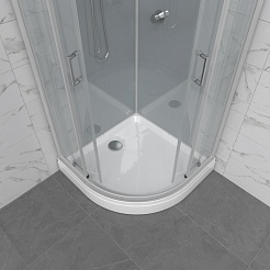 Triton Душевая кабина Прайм-Сатин-Вельвет 90x90 А без крыши – фотография-6