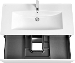 Акватон Мебель для ванной Сохо 100 подвесная белая – фотография-6