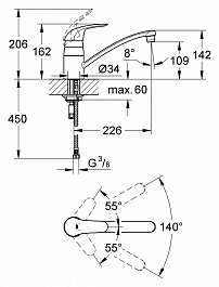 Grohe Смеситель "Euroeco 32750000" – фотография-2