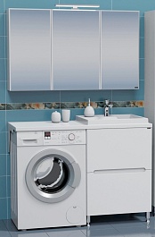 СанТа Мебель для ванной Лондон 59 R белая – фотография-1