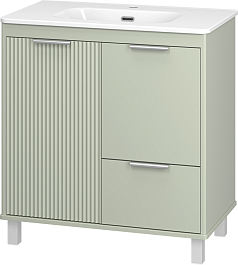 Brevita Мебель для ванной Risacca Pistachio 80 фисташковый – фотография-6