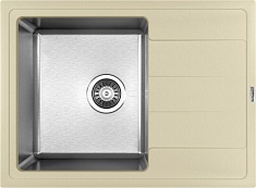 Florentina Мойка кухонная Комби 650 шампань