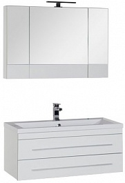 Aquanet Мебель для ванной Верона 100 белая подвесная (230318) – фотография-1