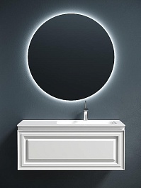 Sancos Тумба с раковиной Very 100 R bianco раковина Grace 101 R CN7015 – фотография-5