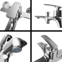 Tokito Смеситель для ванны Fuji хром TOK-FUJ-1014 – фотография-9