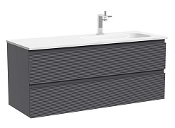 Sancos Тумба с раковиной Folk 120 R grey soft раковина Grace 121 R CN7021 – фотография-1