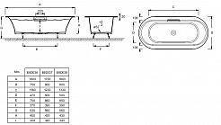 Jacob Delafon Ванна чугунная Volute E6D038-00 180х80 – фотография-2